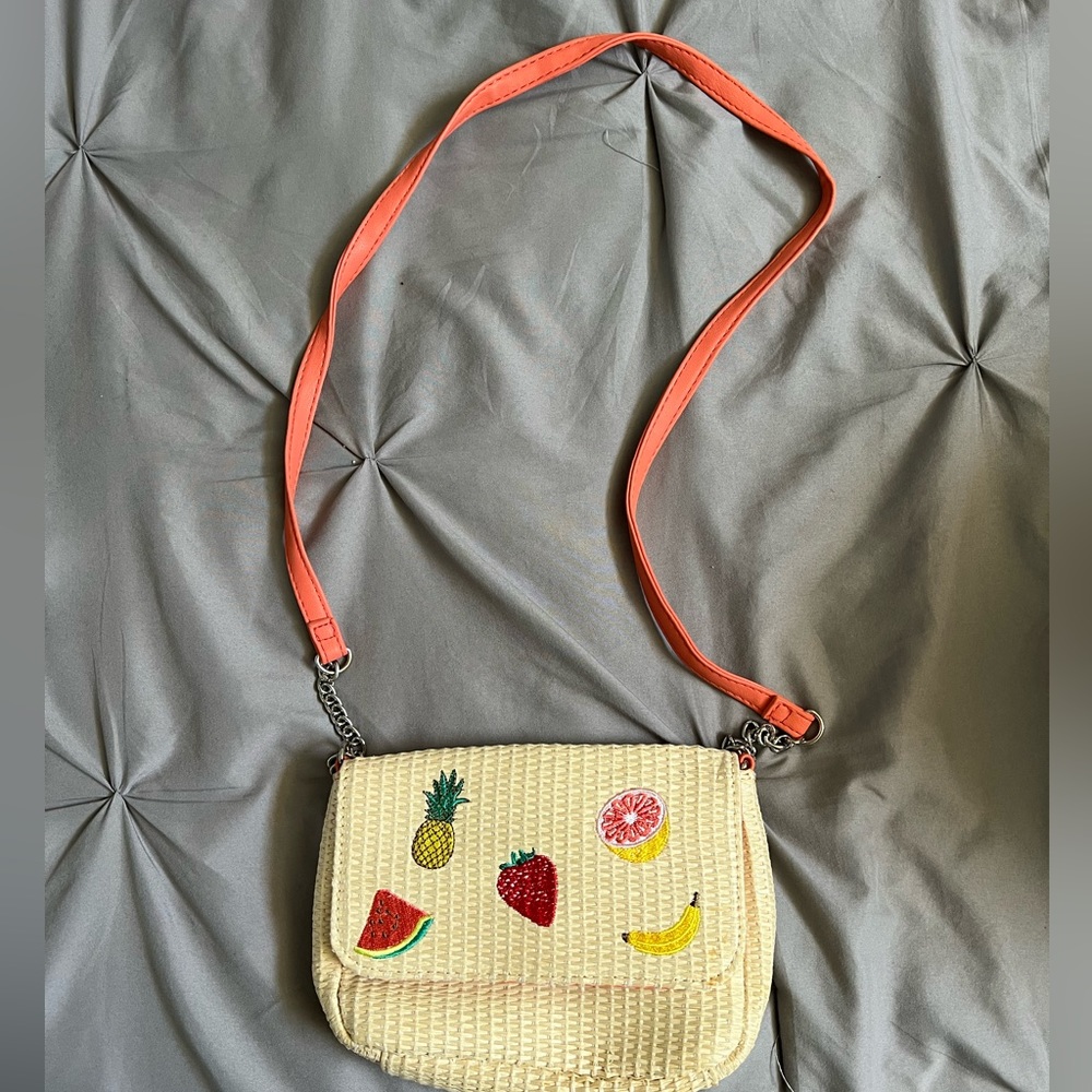 Girls Straw Purse